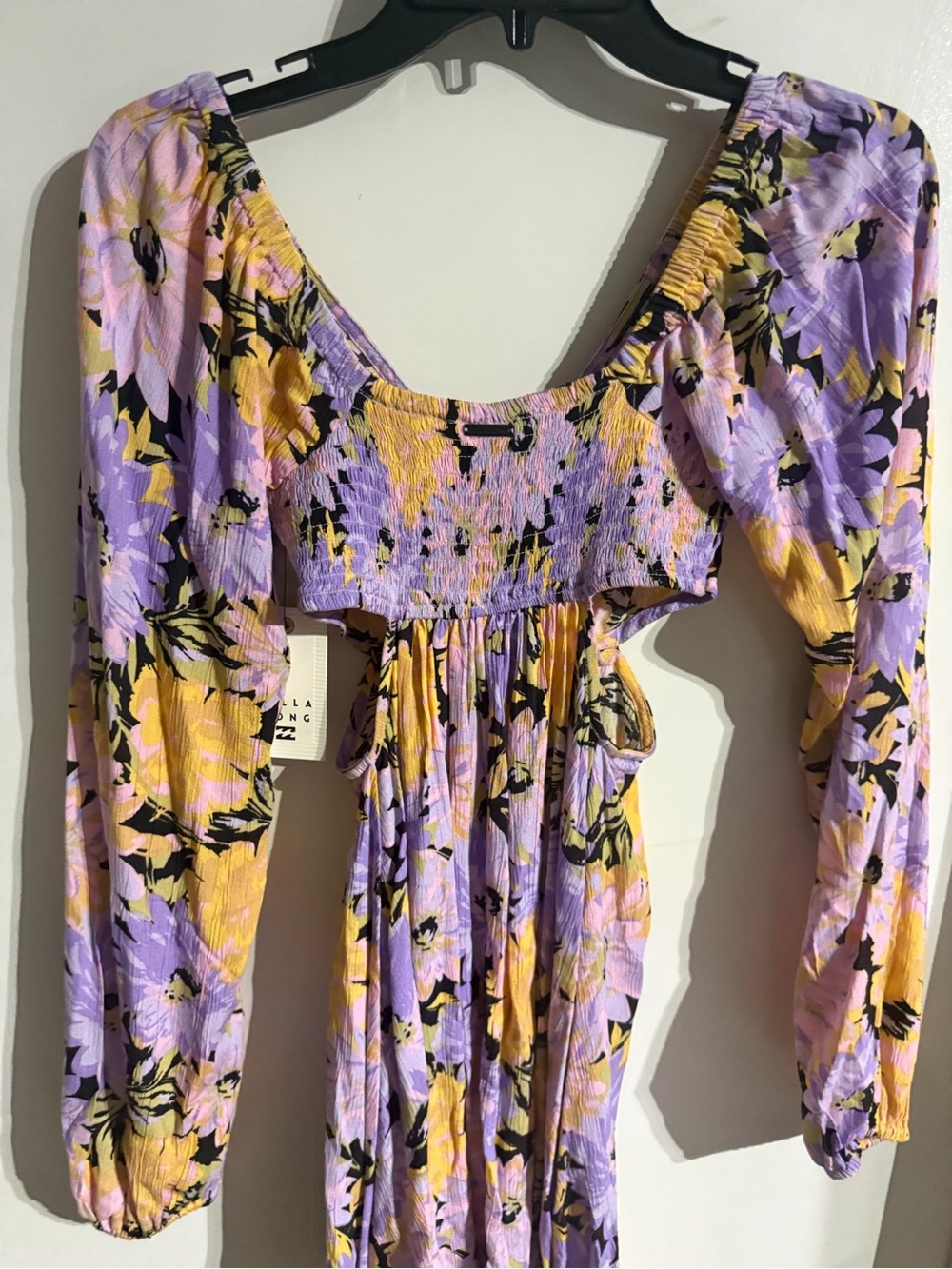 BNWT Women’s Billabong Last Call Mini Open Sides Mini Dress Size XS - Picture 7 of 7